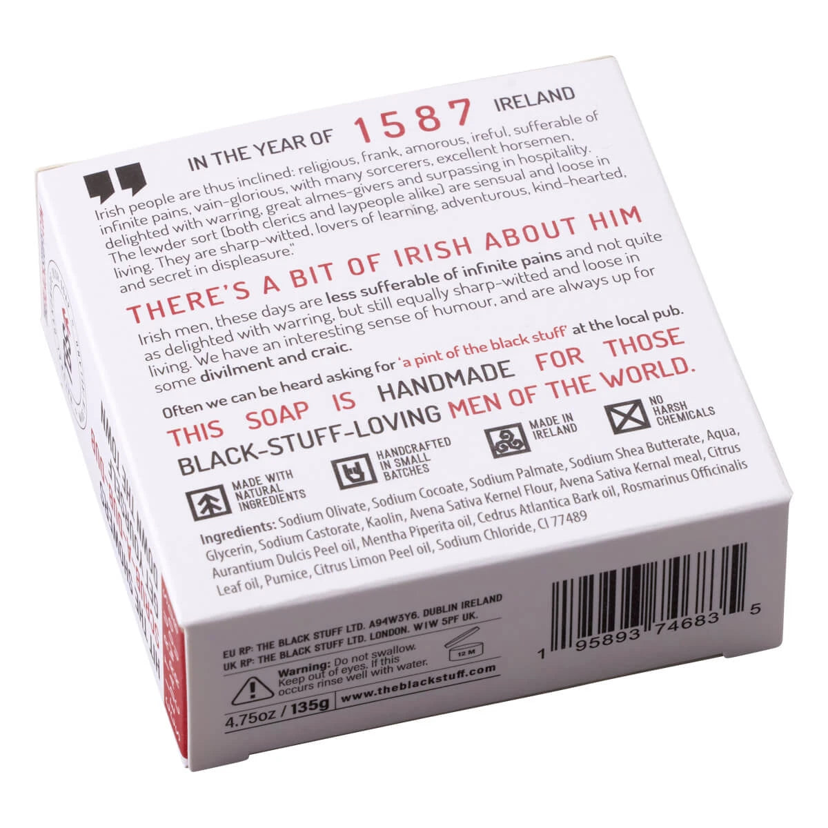 Sæbe, Citrus Cedarwood Scrub, 135 g.