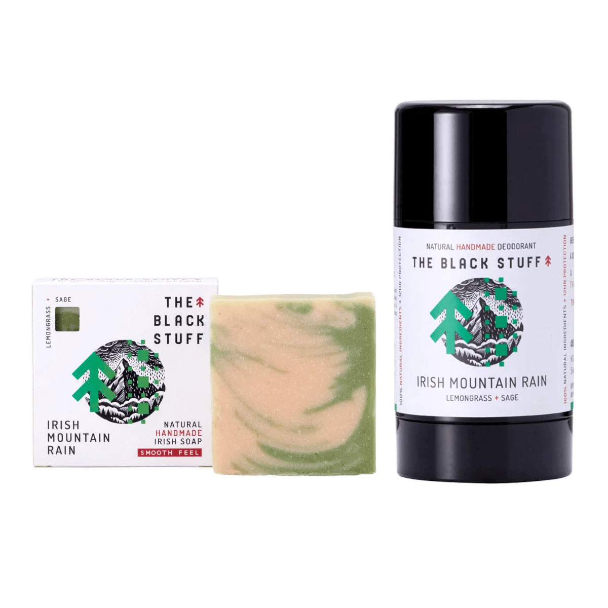 Sæt, Sæbe & Deodorant, Irish Mountain Rain