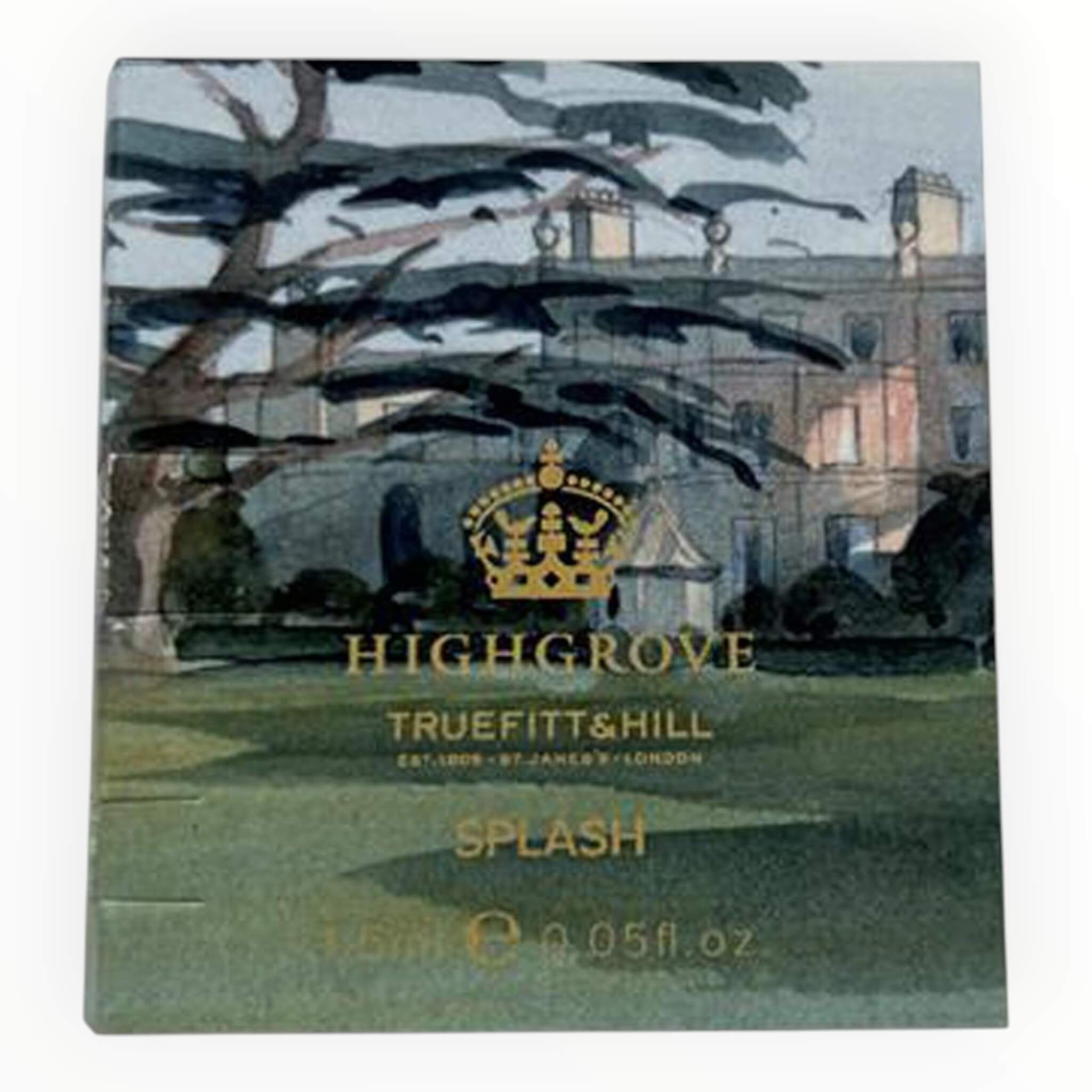Duftprøve Splash, Highgrove