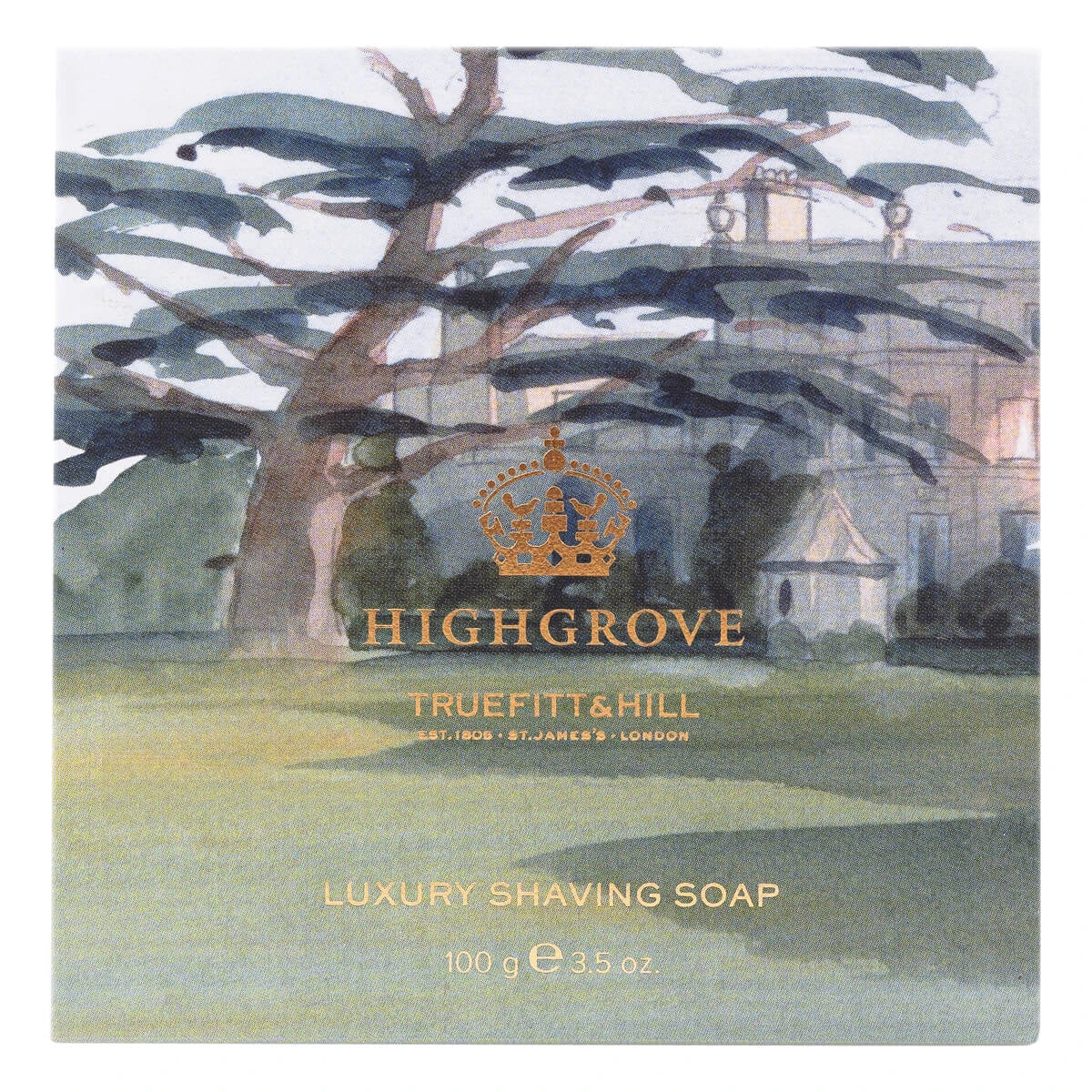 Barbersæbe i træskål, Highgrove, 100 g.
