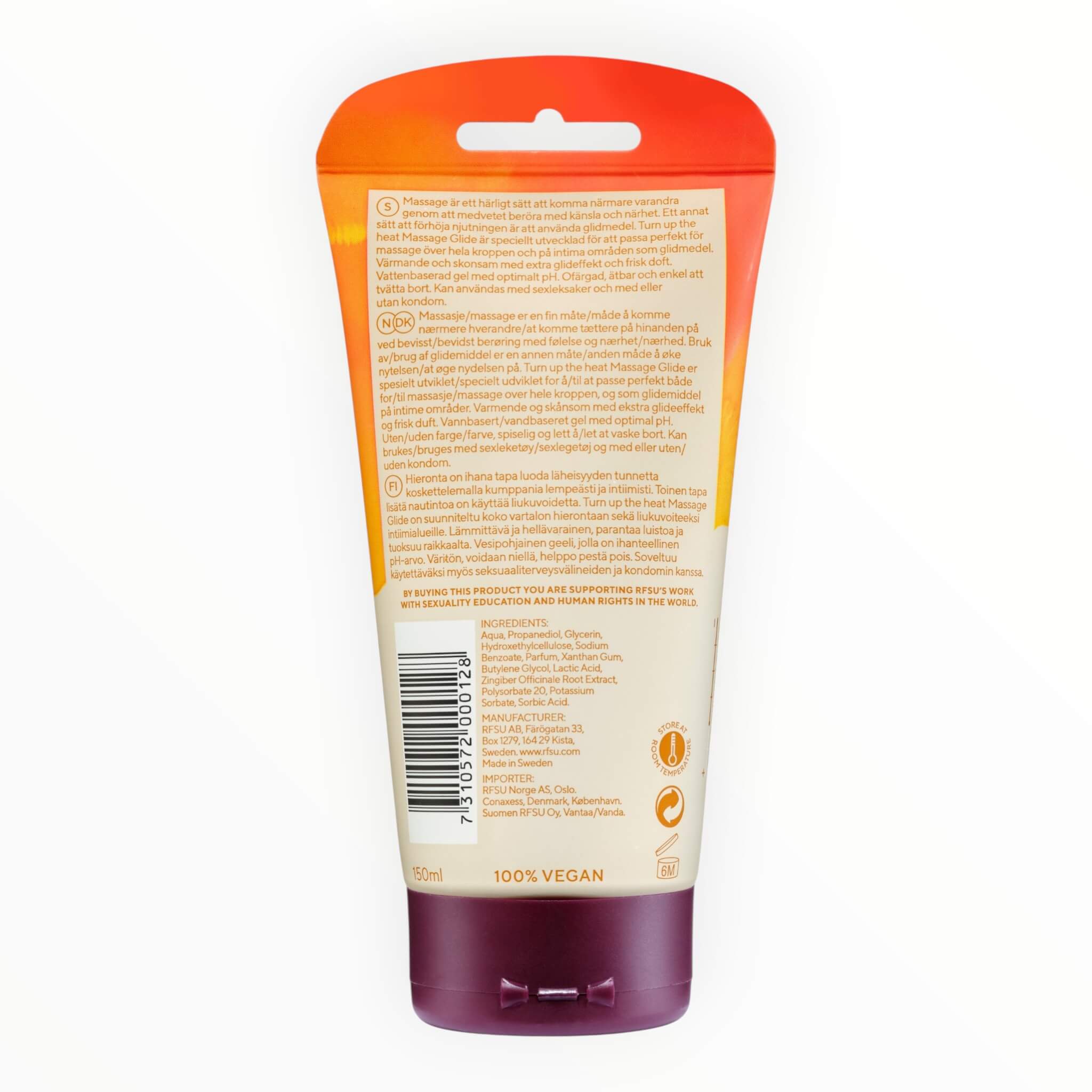 Turn Up The Heat - Glidecreme, 150 ml.