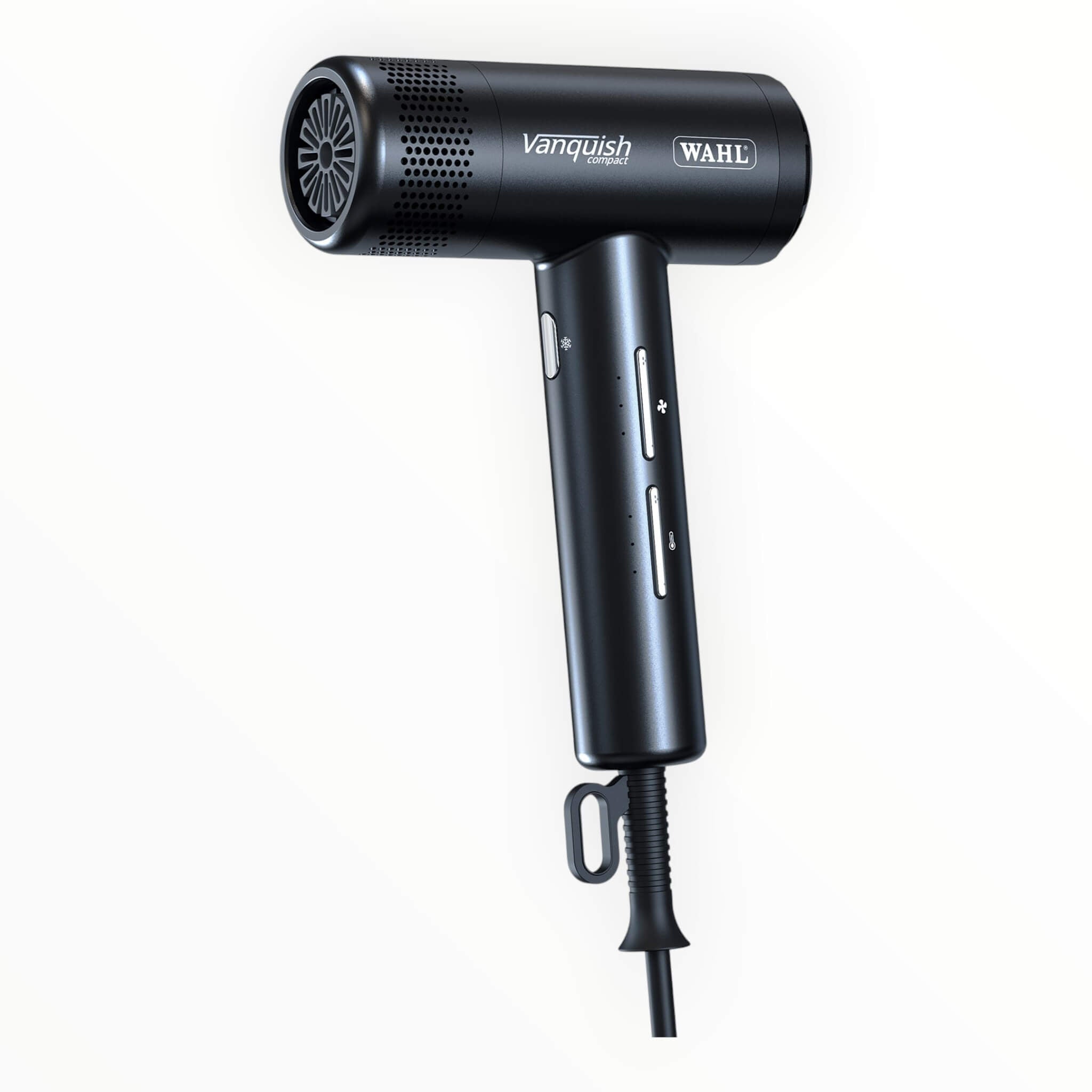 Vanquish Hair Dryer, Compact, 1600W, Black