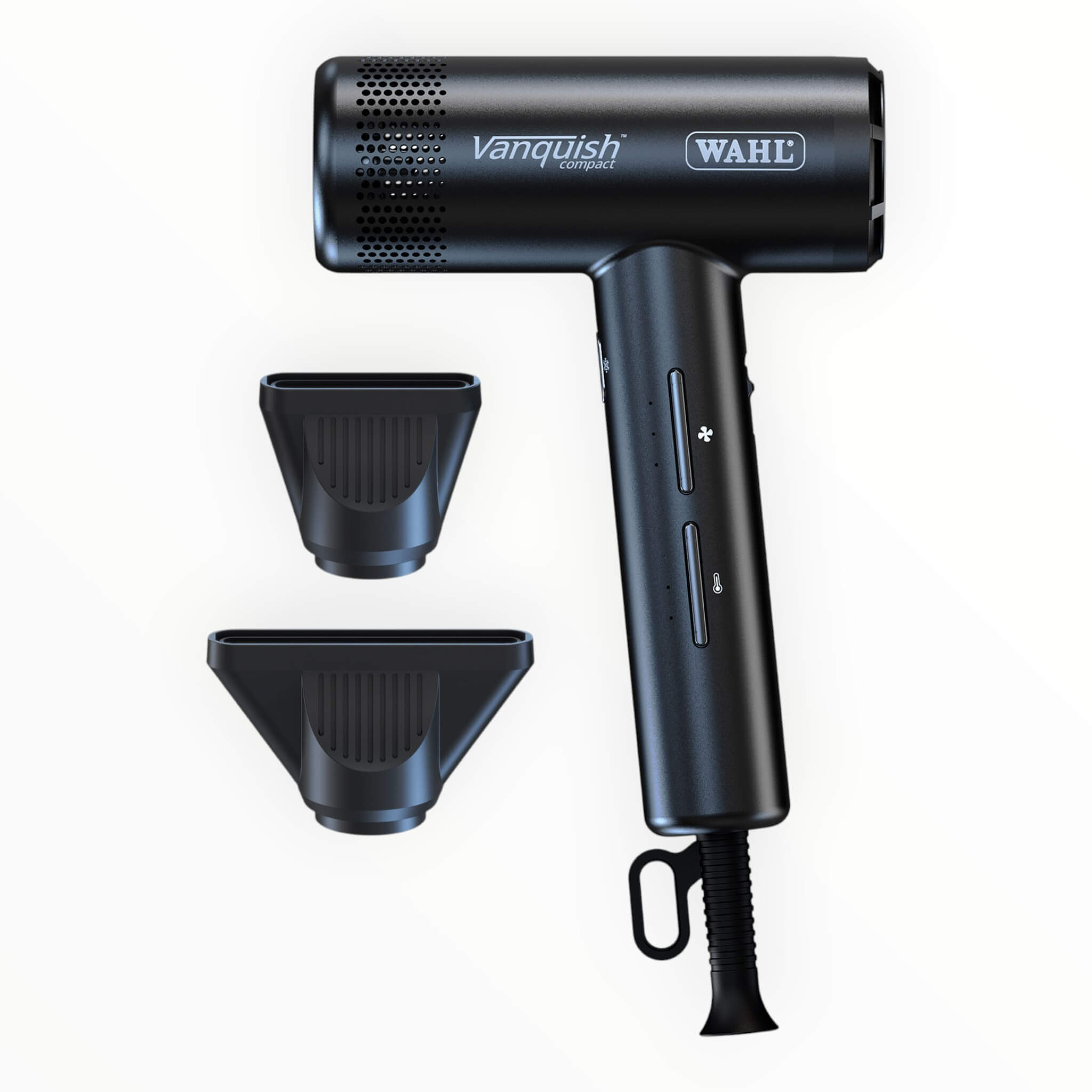 Vanquish Hair Dryer, Compact, 1600W, Black