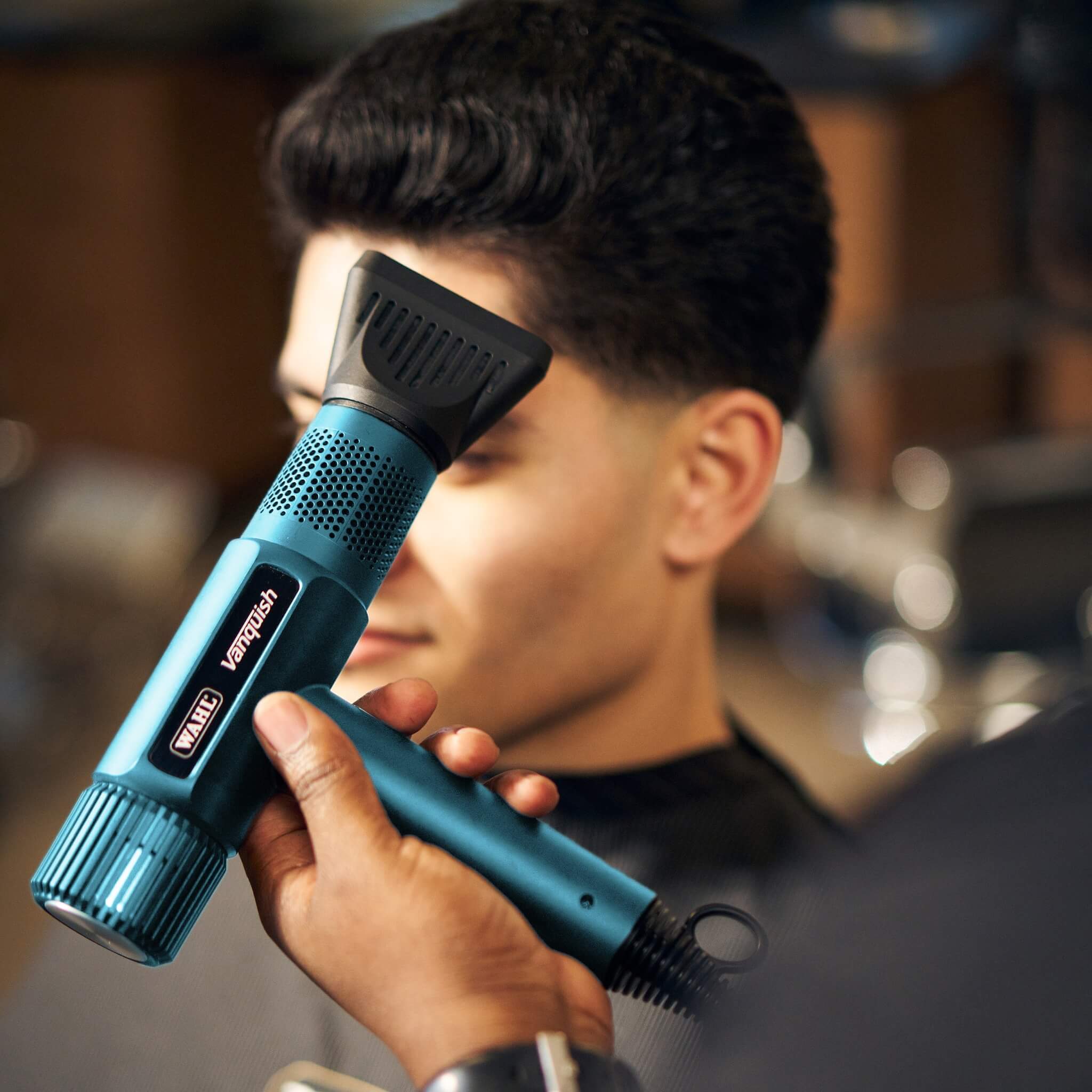 Vanquish Hair Dryer, 1600W, Cool Blue