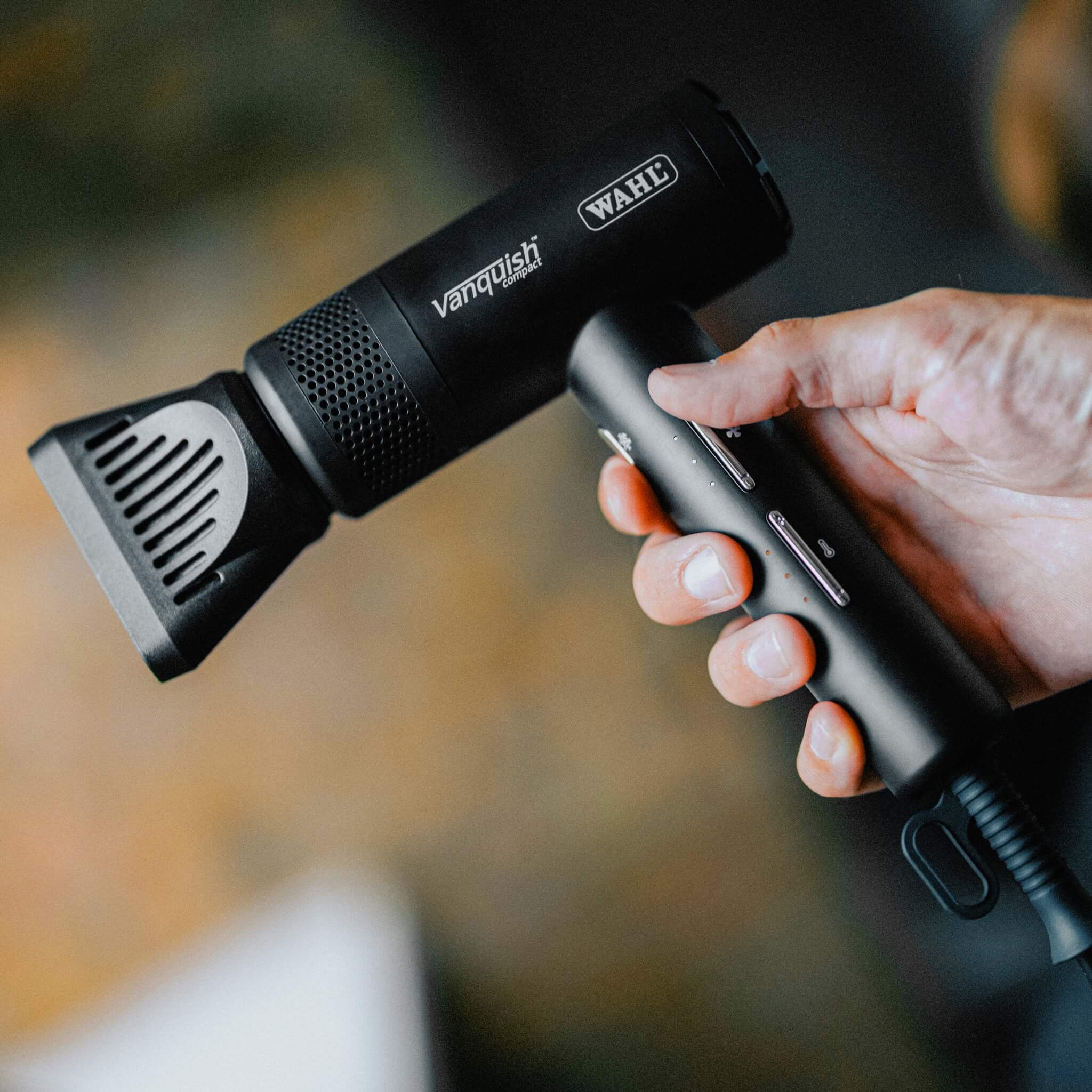 Vanquish Hair Dryer, Compact, 1600W, Black
