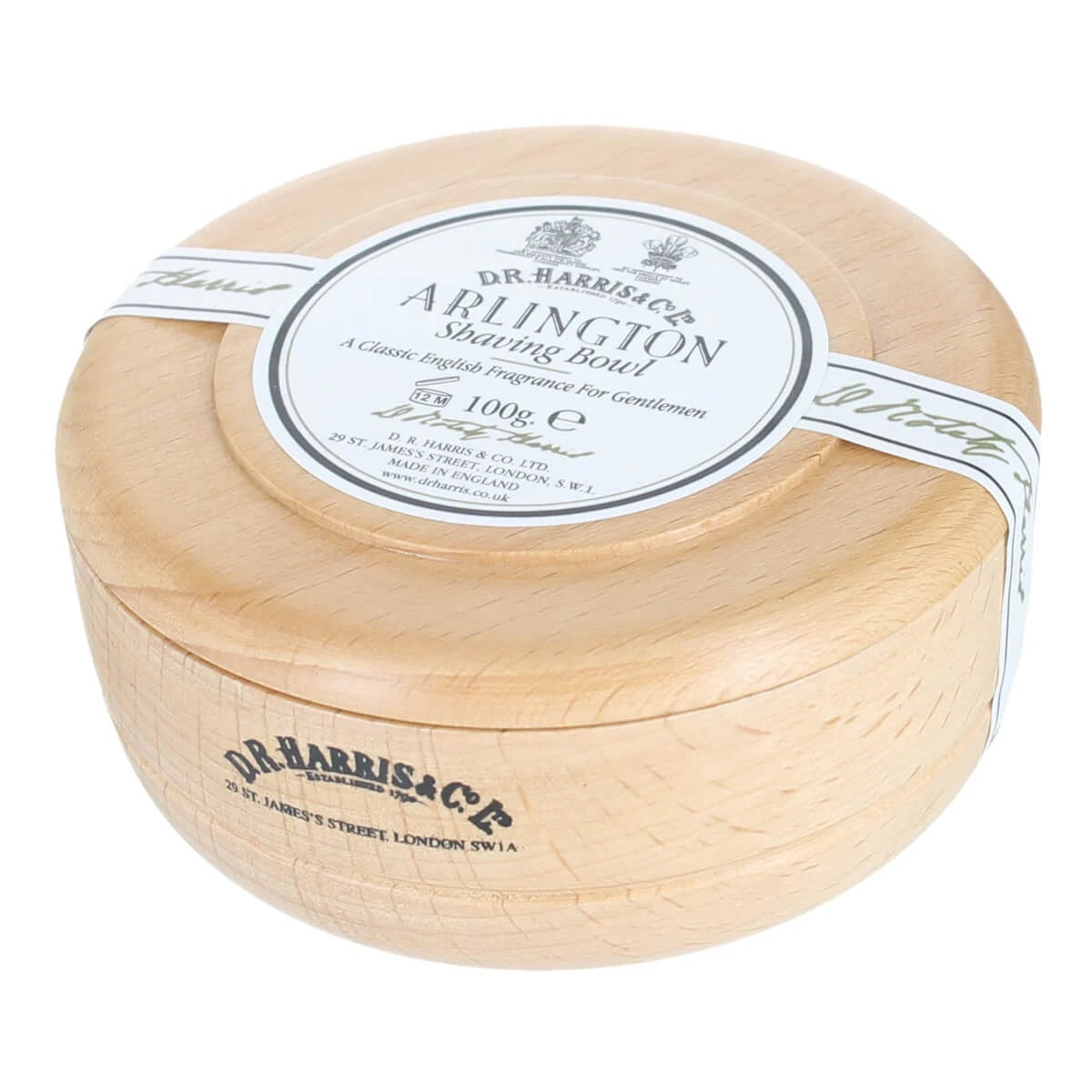Arlington Barbersæbe i Bøgetræsskål, 100 gr.