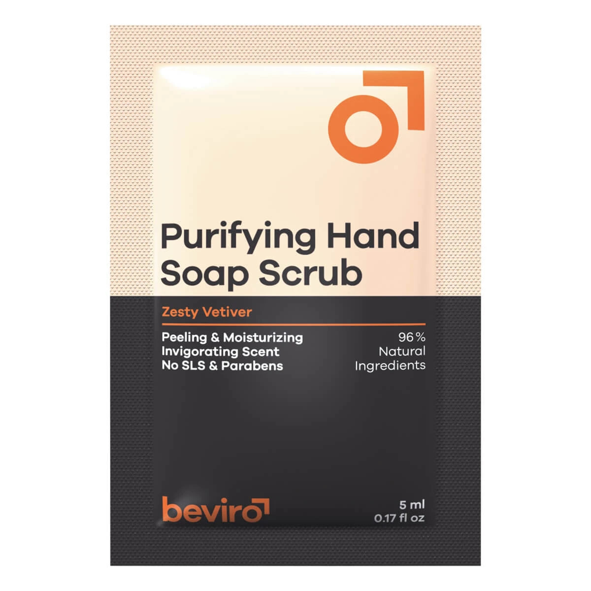 Purifying Hand Soap Scrub, Zesty Vetiver, Sample, 5 ml.