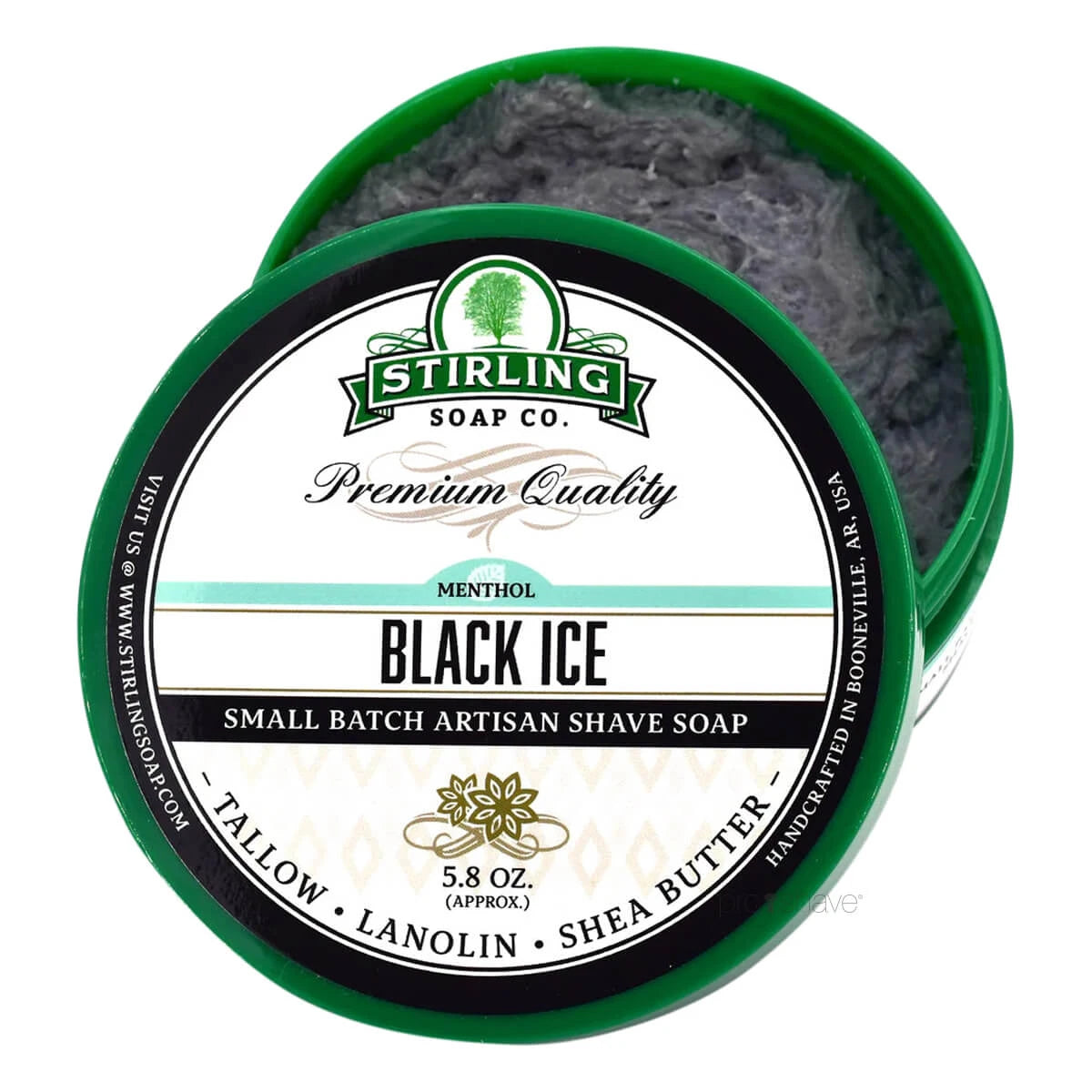 Barbersæbe, Black Ice, 170 ml.