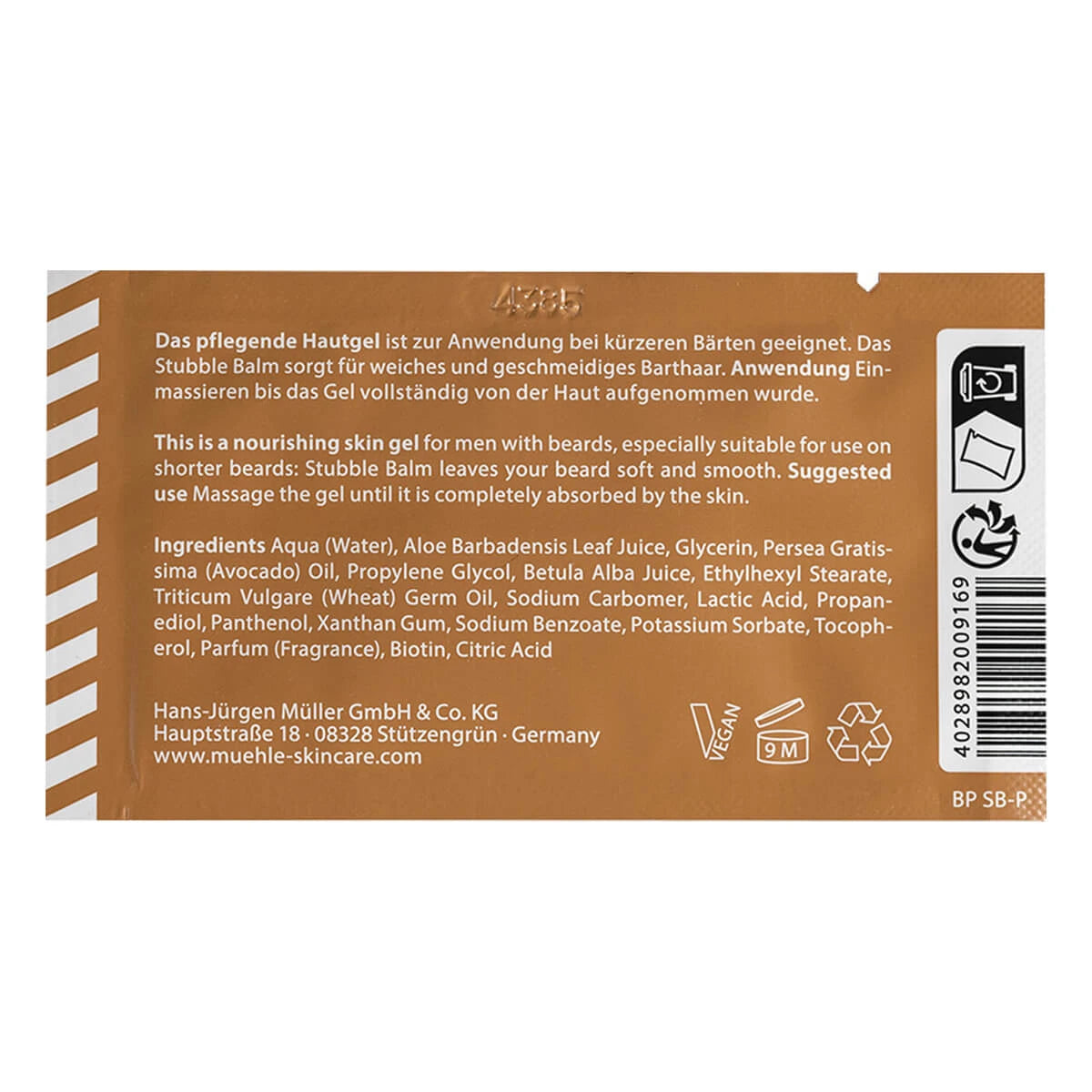 Stubble Balm, Sample, 3 ml.