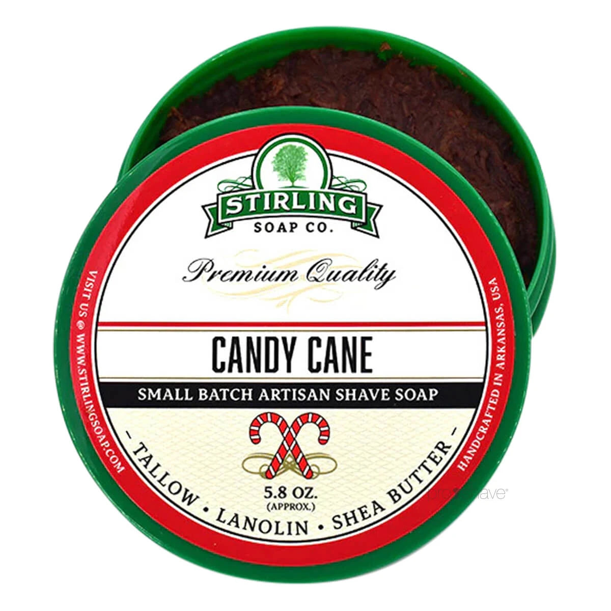 Barbersæbe, Candy Cane, 170 ml.
