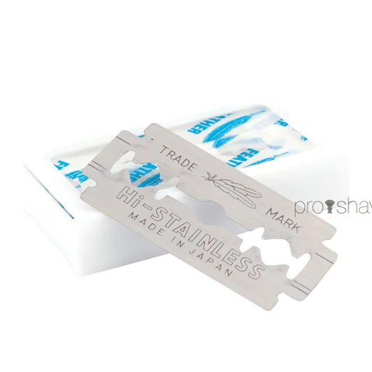 New Hi-Stainless DE-Barberblade, 10 stk.