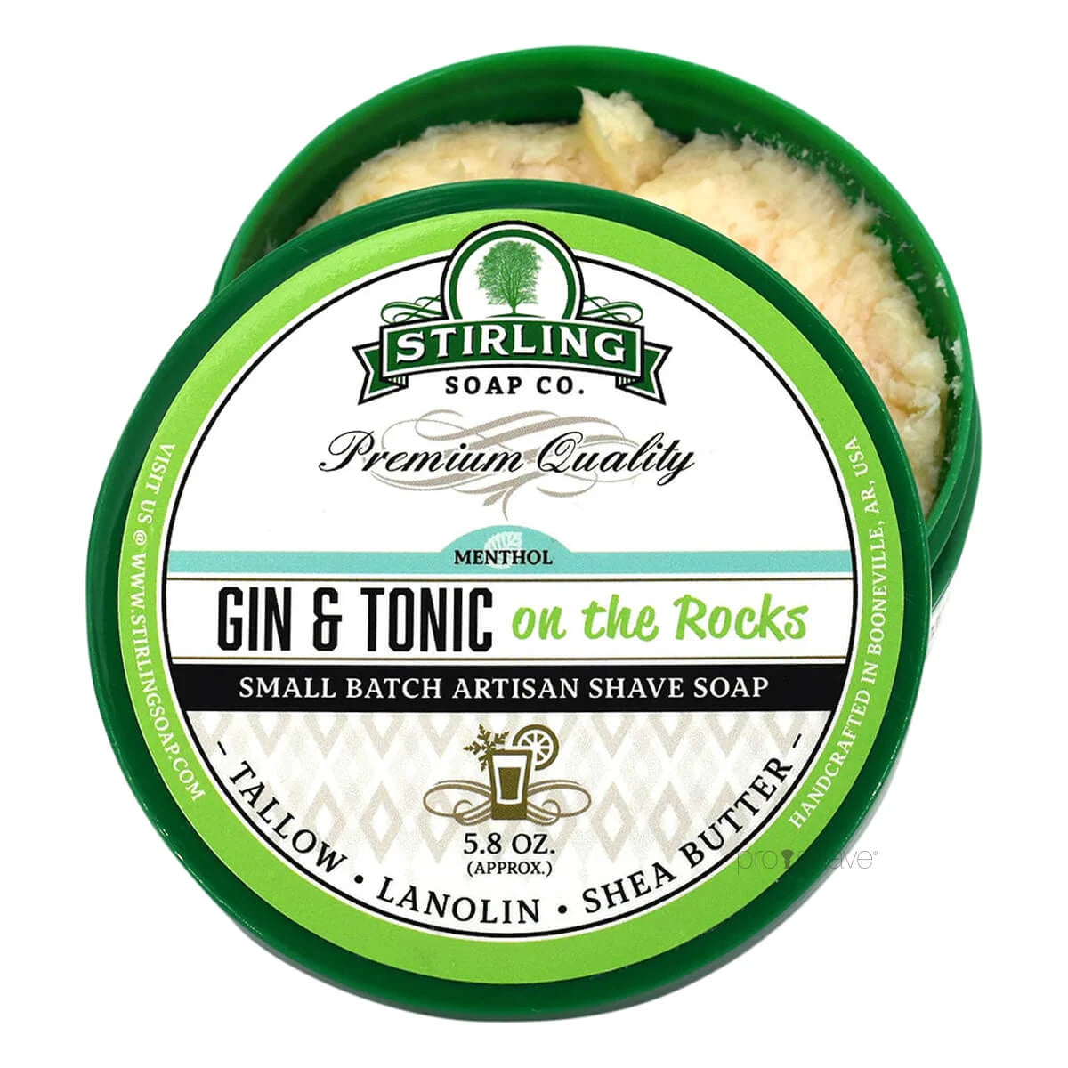 Barbersæbe, Gin & Tonic on the Rocks, 170 ml.