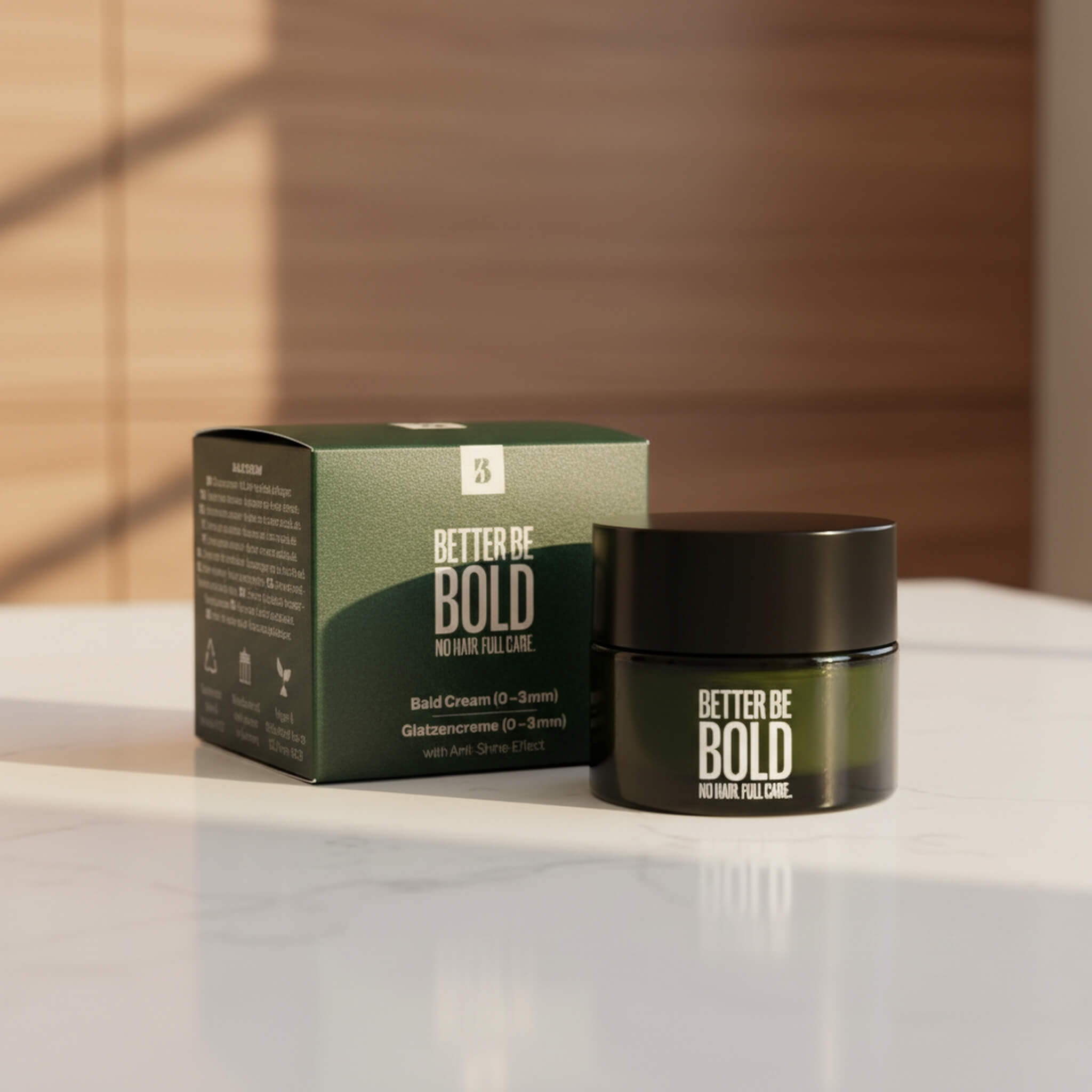 Moisturizing Bald Cream (0-3 mm.) - Matt Effect, 50 ml.