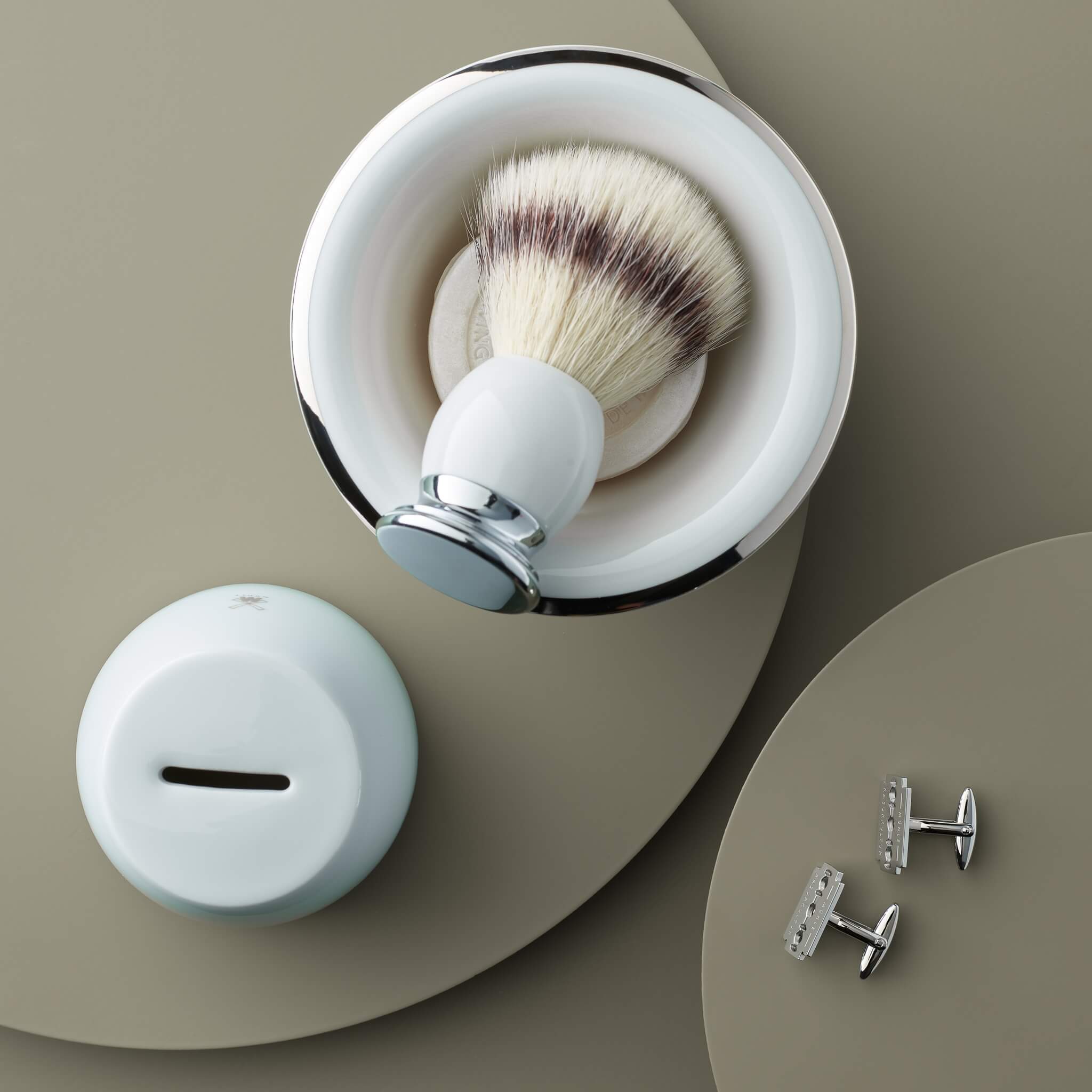 Silvertip Barberkost, 23 mm, Sophist, Porcelæn