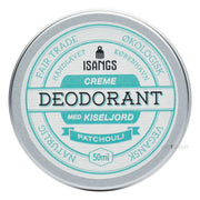 Creme Deodorant med Kiseljord, Patchouli, 50 ml.