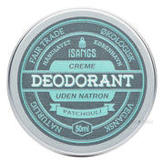 Creme Deodorant uden Natron, Patchouli, 50 ml.