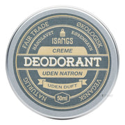 Creme Deodorant uden Natron, Uden duft, 50 ml.