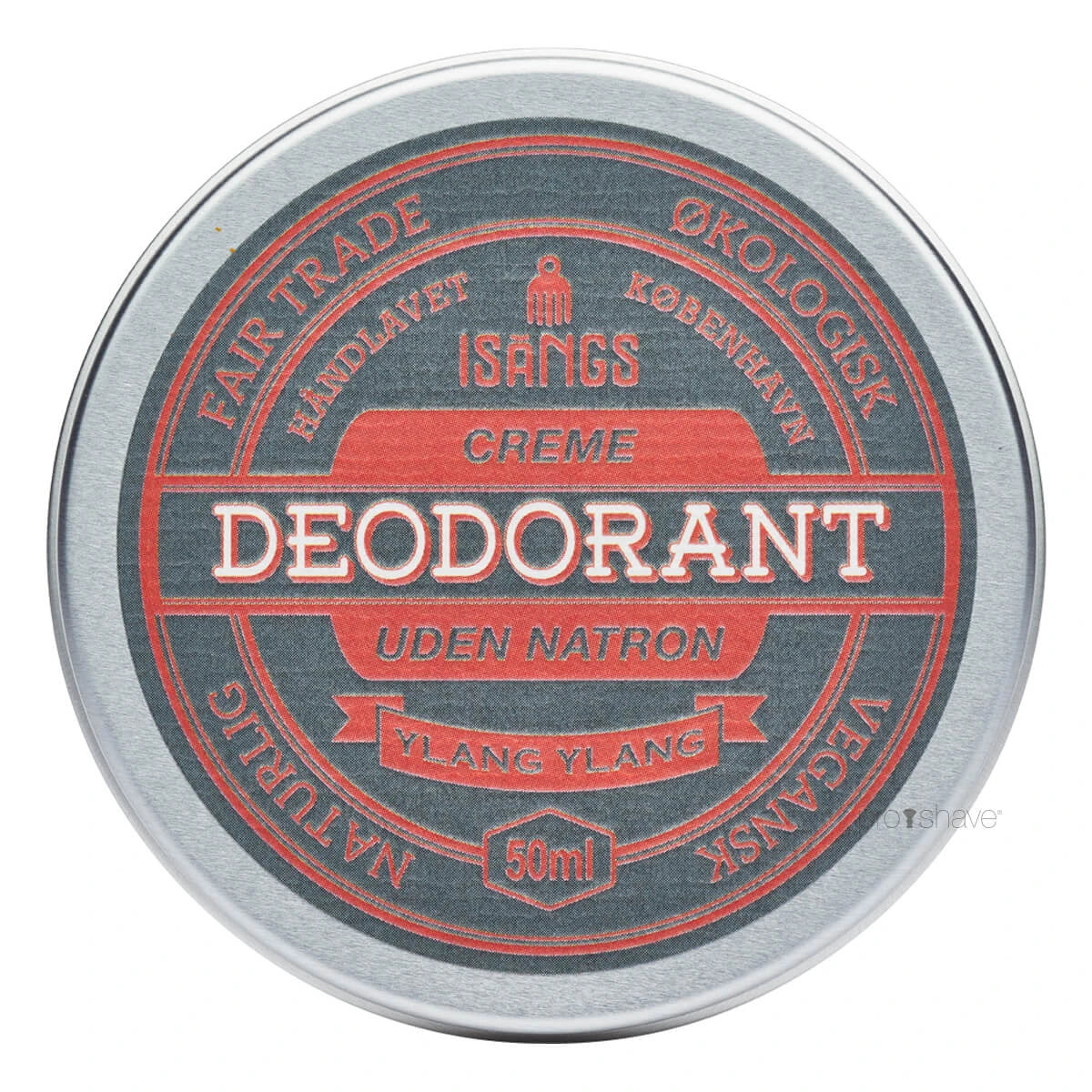 Creme Deodorant uden Natron, Ylang Ylang, 50 ml.