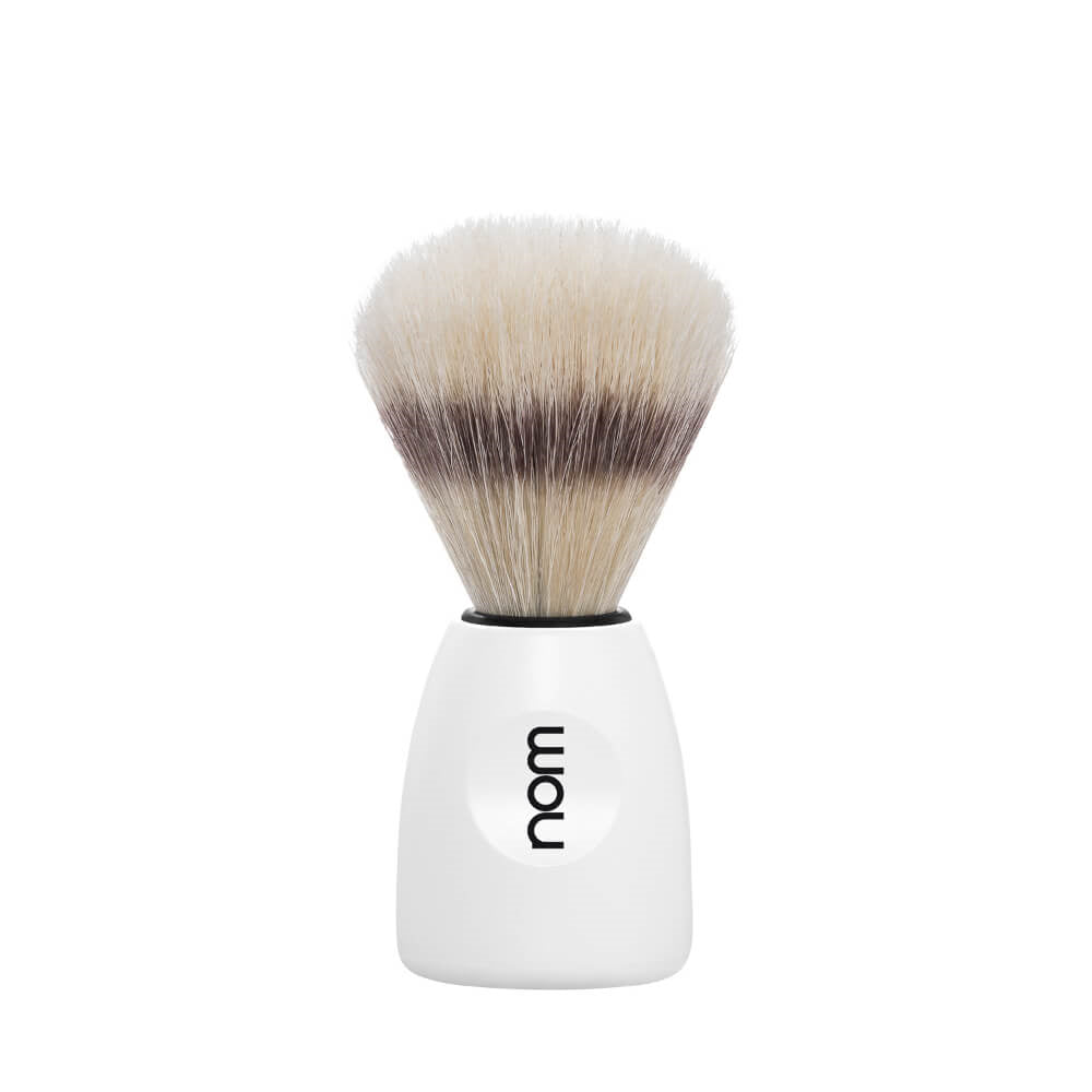 Barberkost, LASSE, Natural Bristle, White