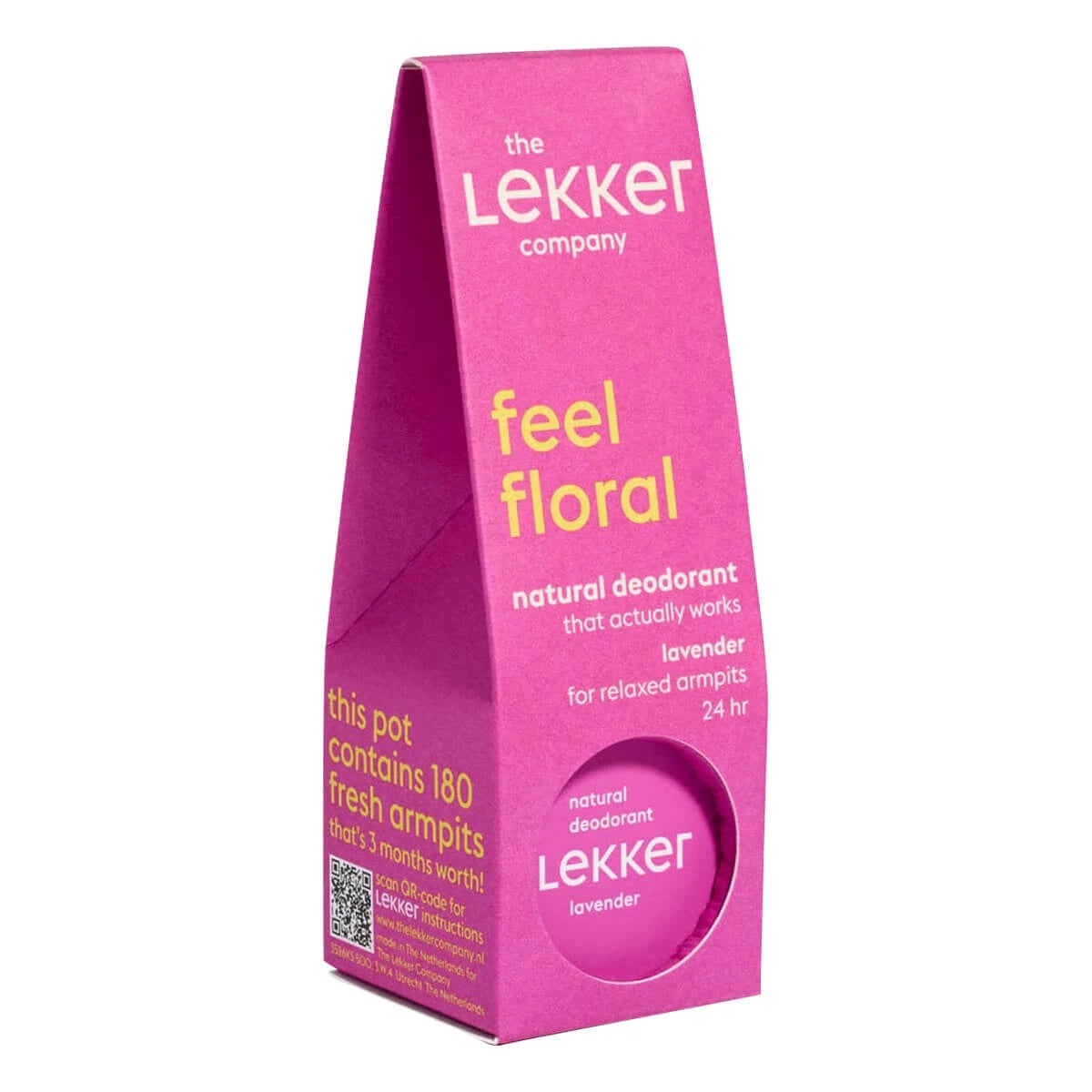 Deodorant Creme, Feel Floral - Lavender, 30 g.
