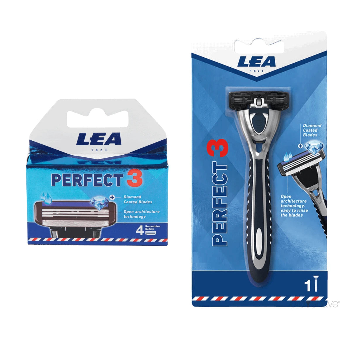Perfect 3 Sæt, Skraber & Barberblade
