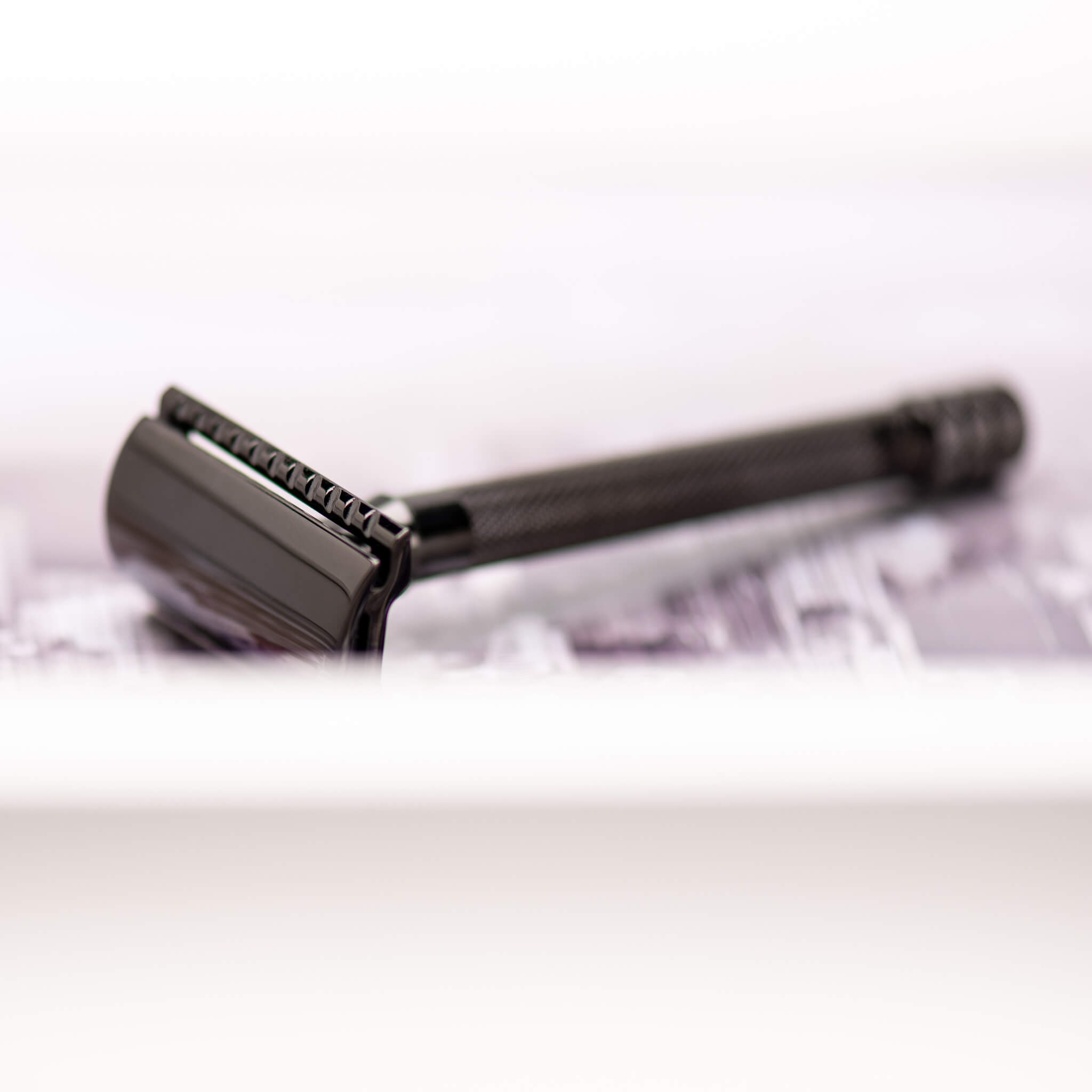 23 DE-Skraber, Langt greb, Sort