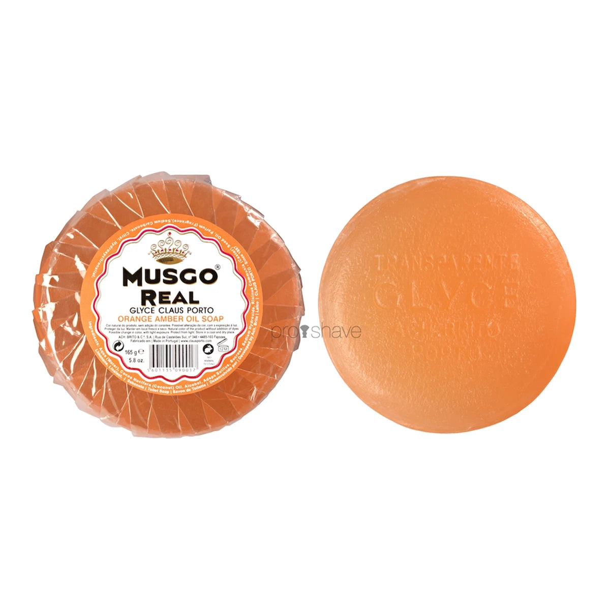 Glycerinsæbe til ansigtet, Orange Amber, 165 gr.