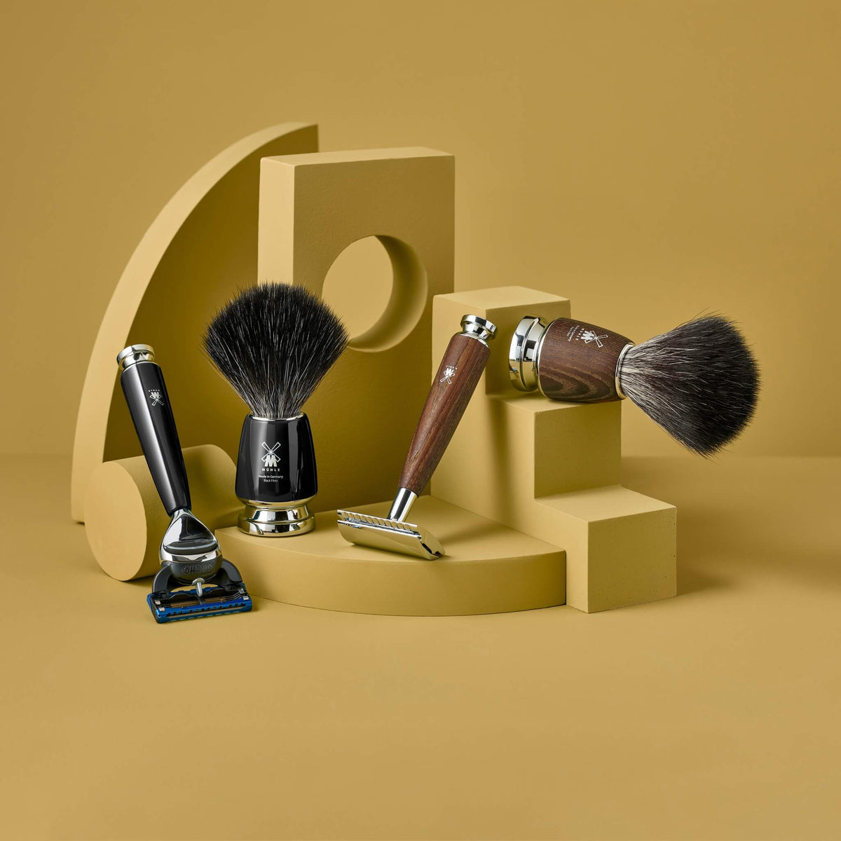 Gillette Fusion skraber, Rytmo, Sort Kunstharpiks