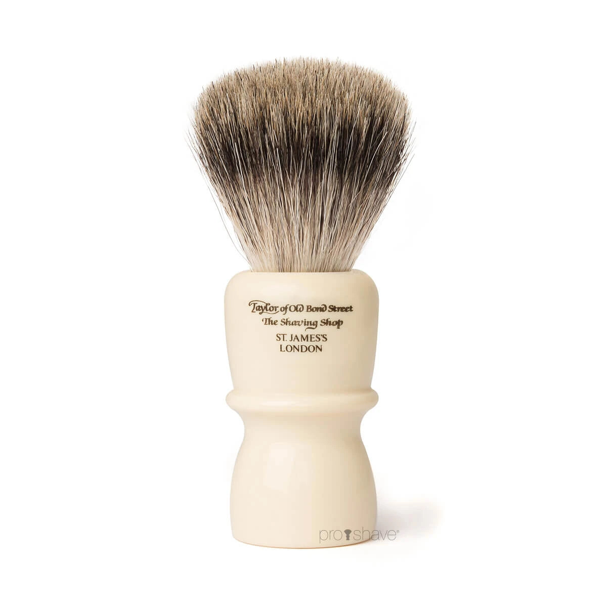 Barberkost, Pure Badger, Classic, XL, Høj, Ivory