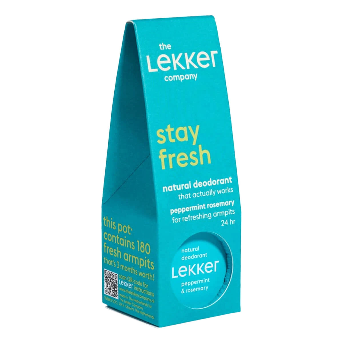 Deodorant Creme, Stay Fresh - Peppermint & Rosemary, 30 g.