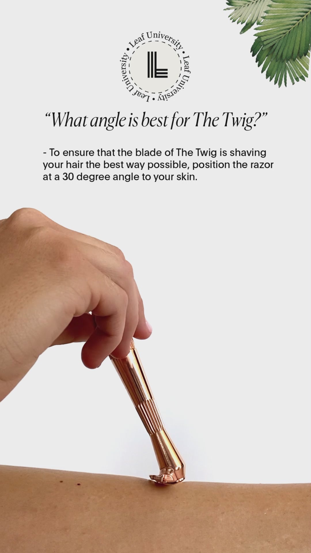 Indlæs video: Skraber, The Twig Razor, Chrome