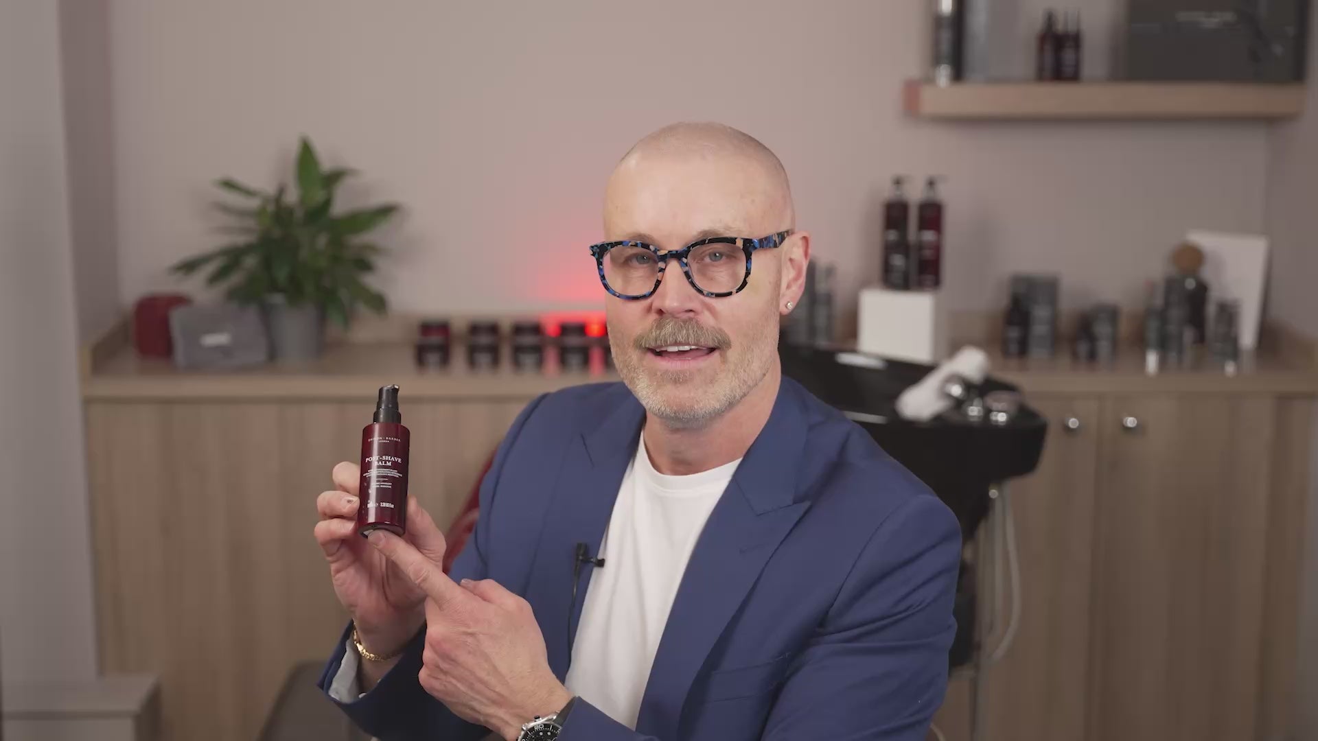 Indlæs video: Post Shave Balm, 100 ml.