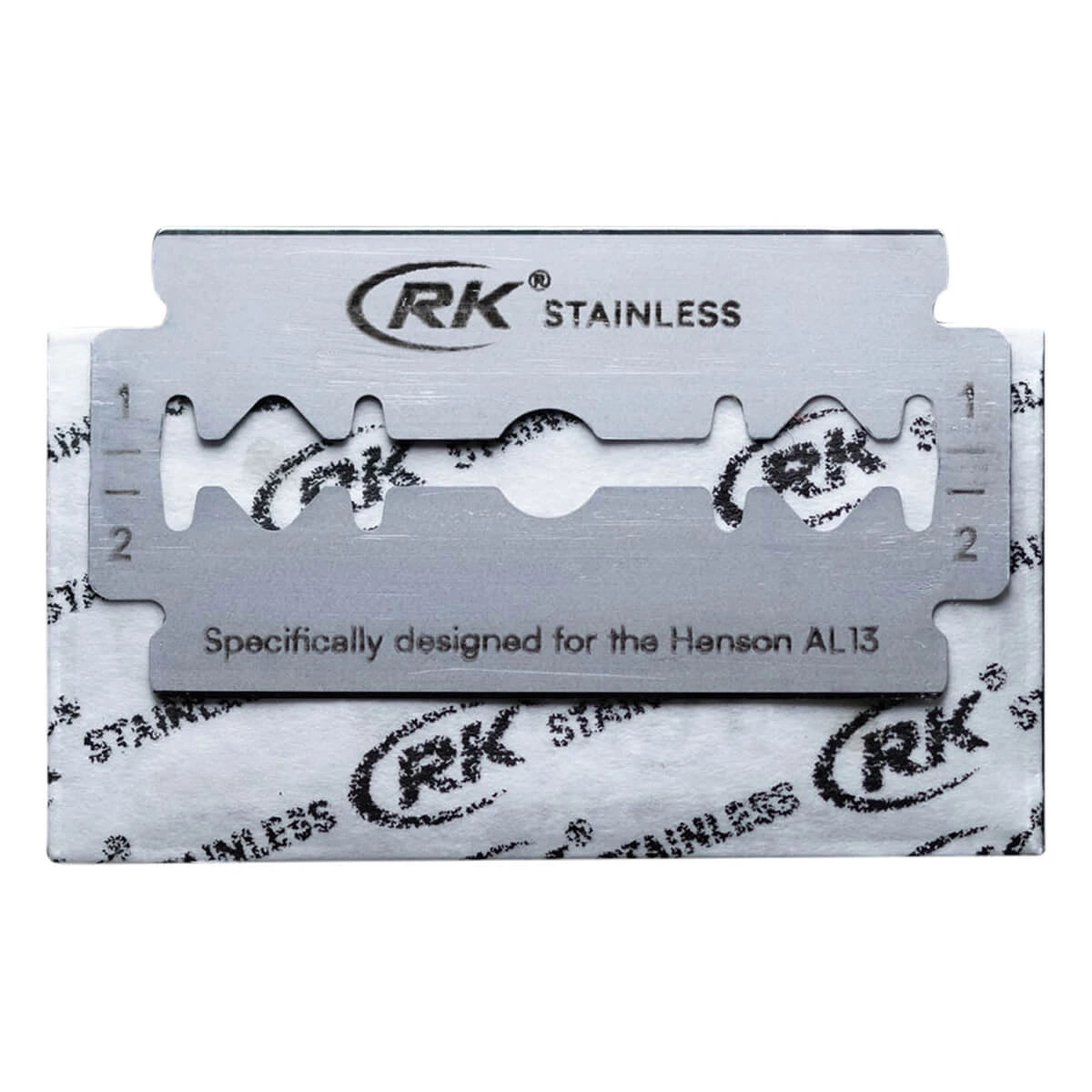 RK Shaving Stainless DE-Barberblade, 1 Stang, 20x5 stk. (100 stk.)