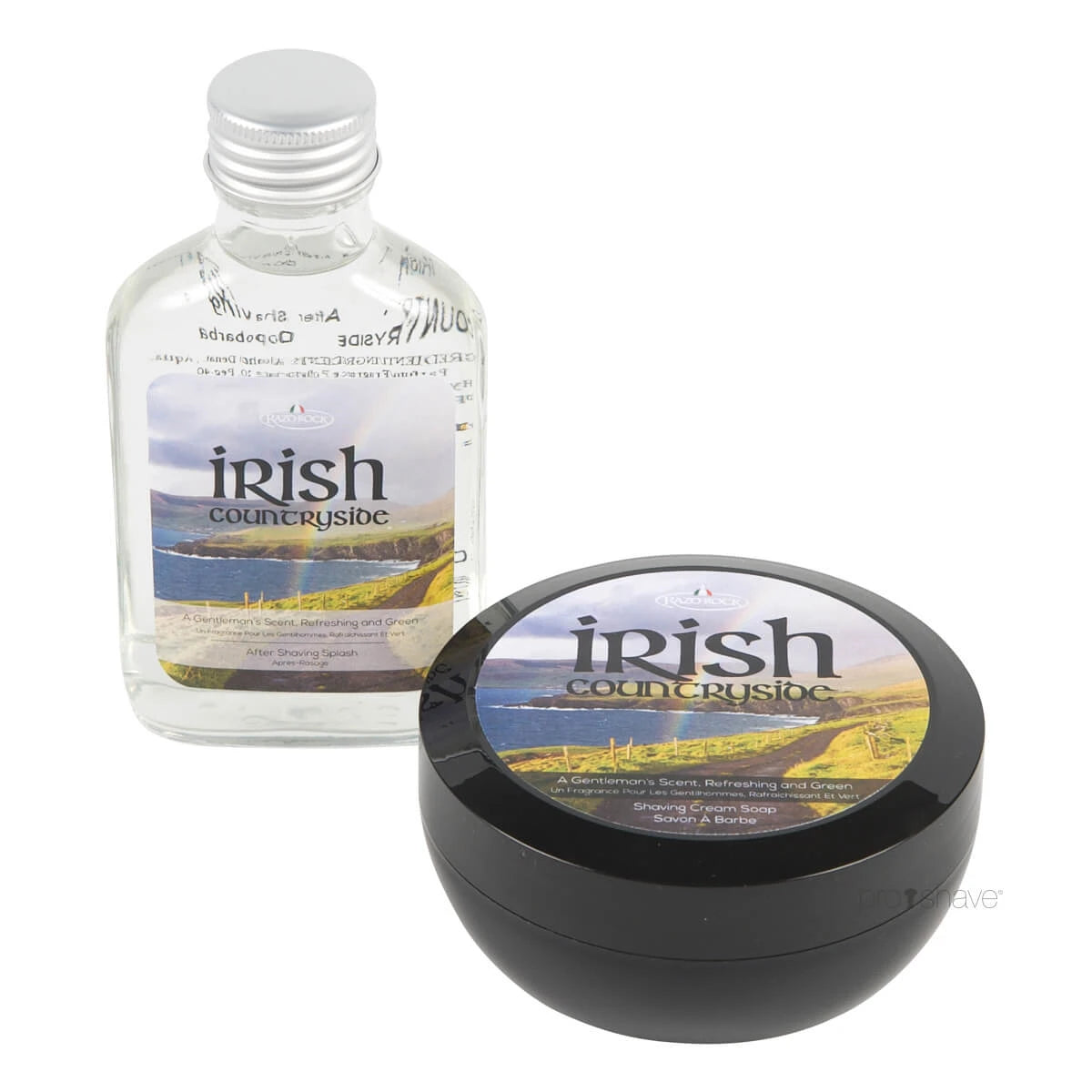 Irish Countryside Sæt, Barbersæbe og Aftershave