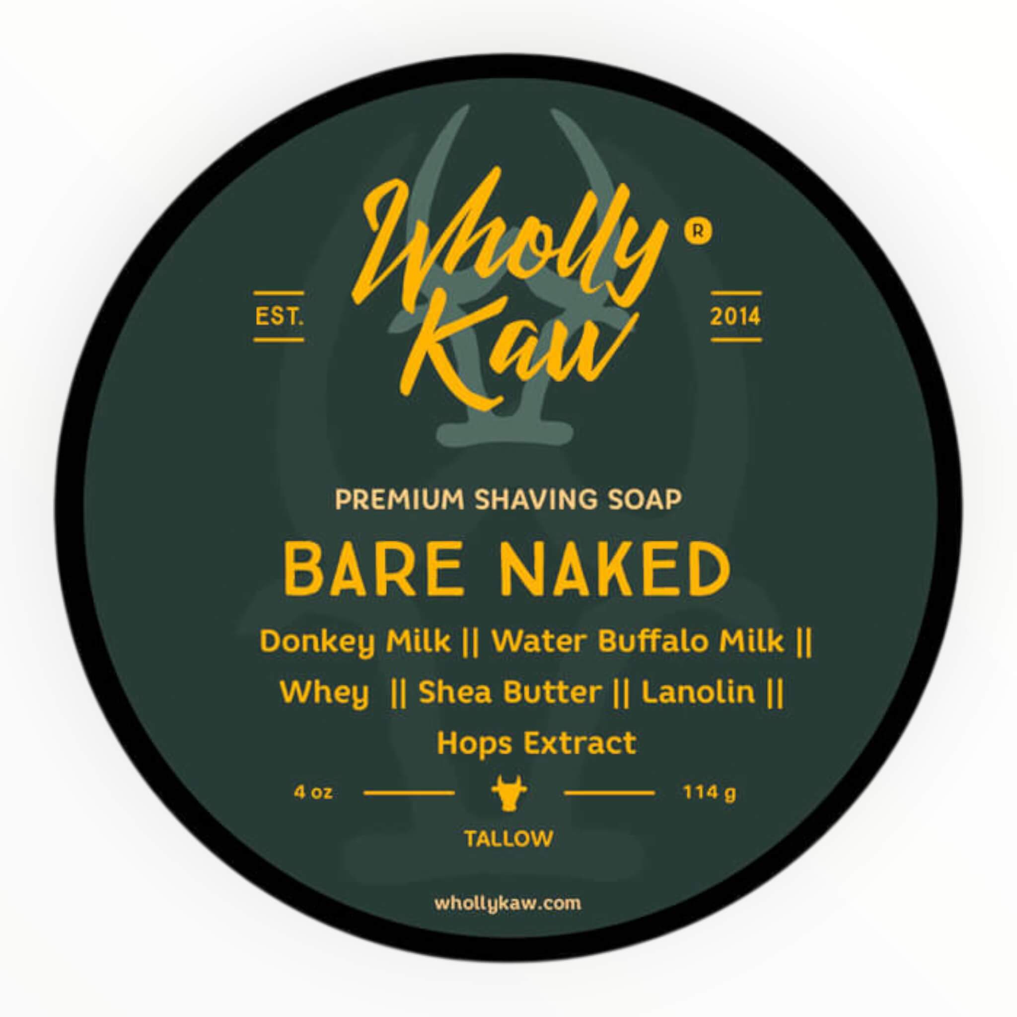 Barbersæbe, Bare Naked, 114 g.