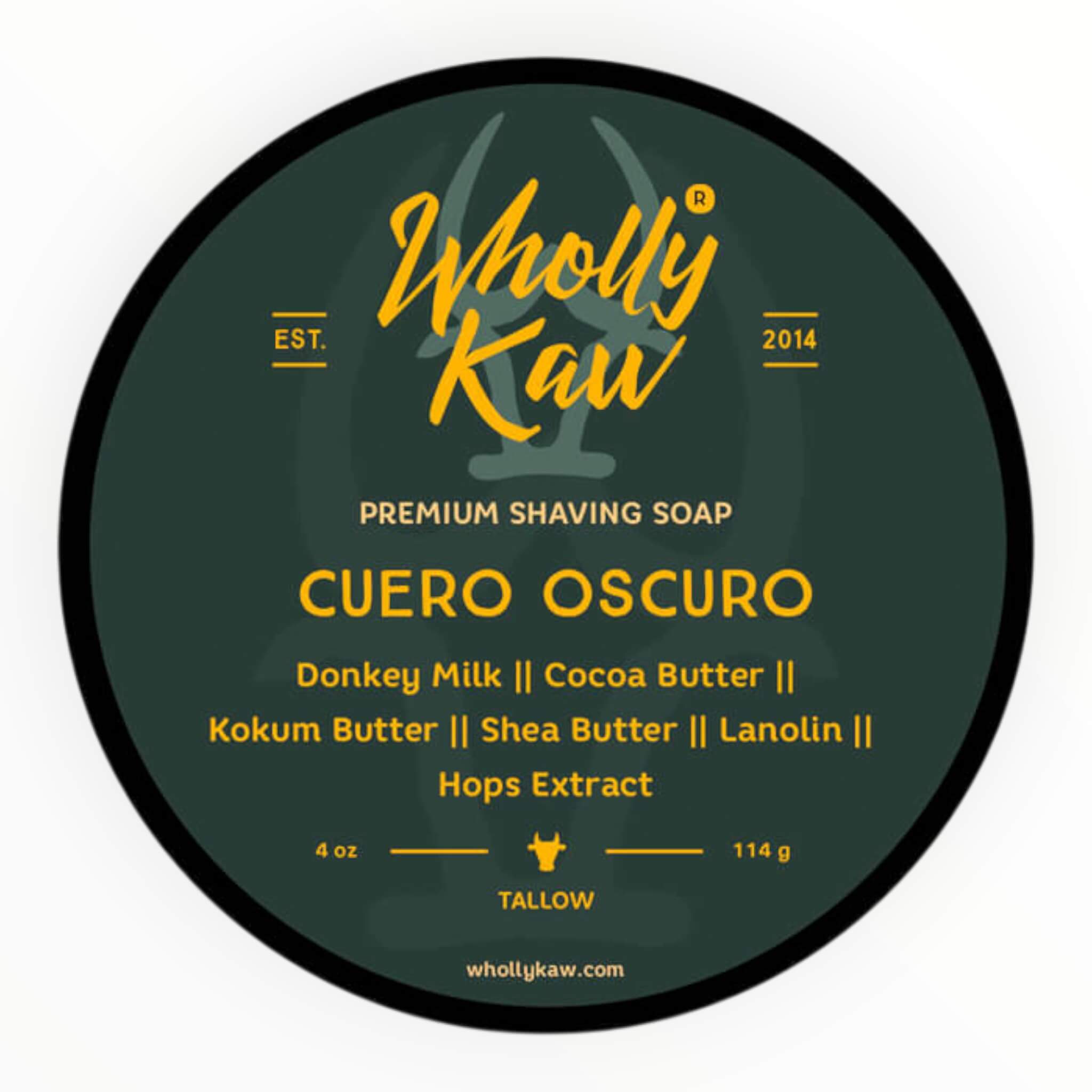 Barbersæbe, Cuero Oscuro, 114 g.