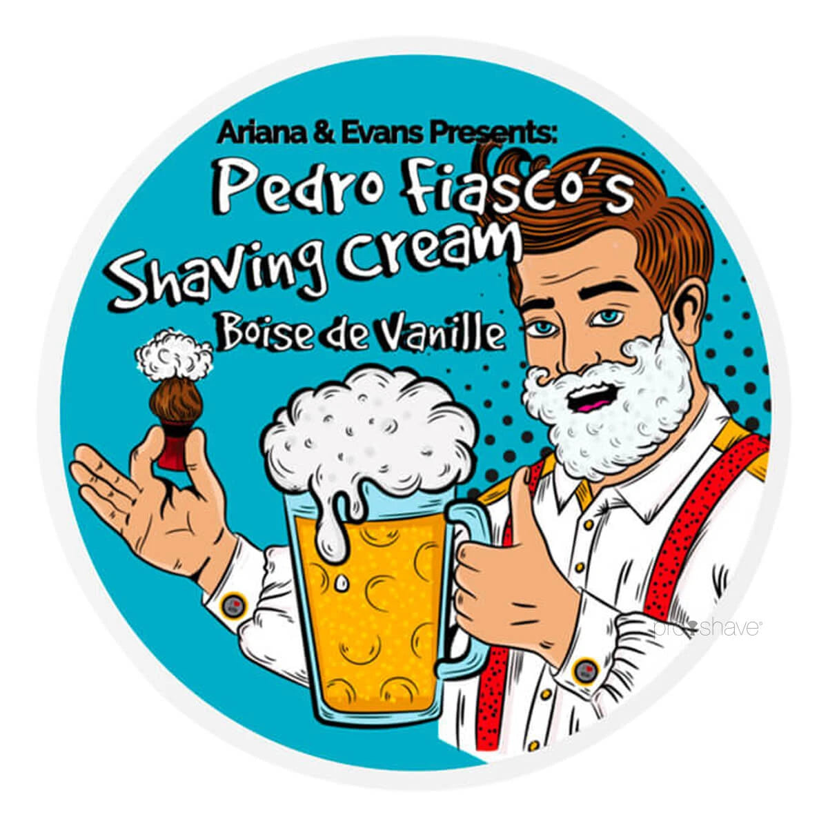 Barbersæbe, Pedro Fiasco's Boise de Vanille, 142 ml.