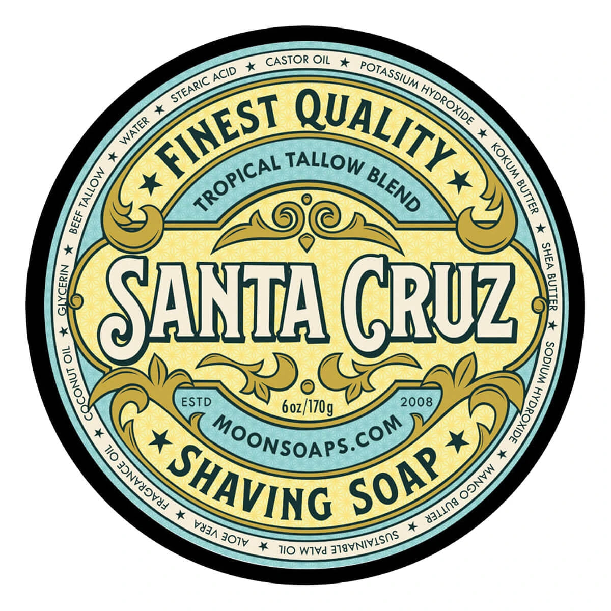 Barbersæbe, Santa Cruz, 170 gr.