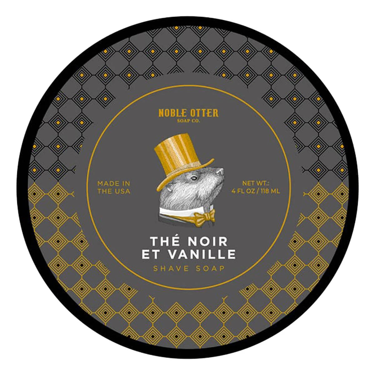 Barbersæbe, Thé Noir et Vanille, 118 ml.
