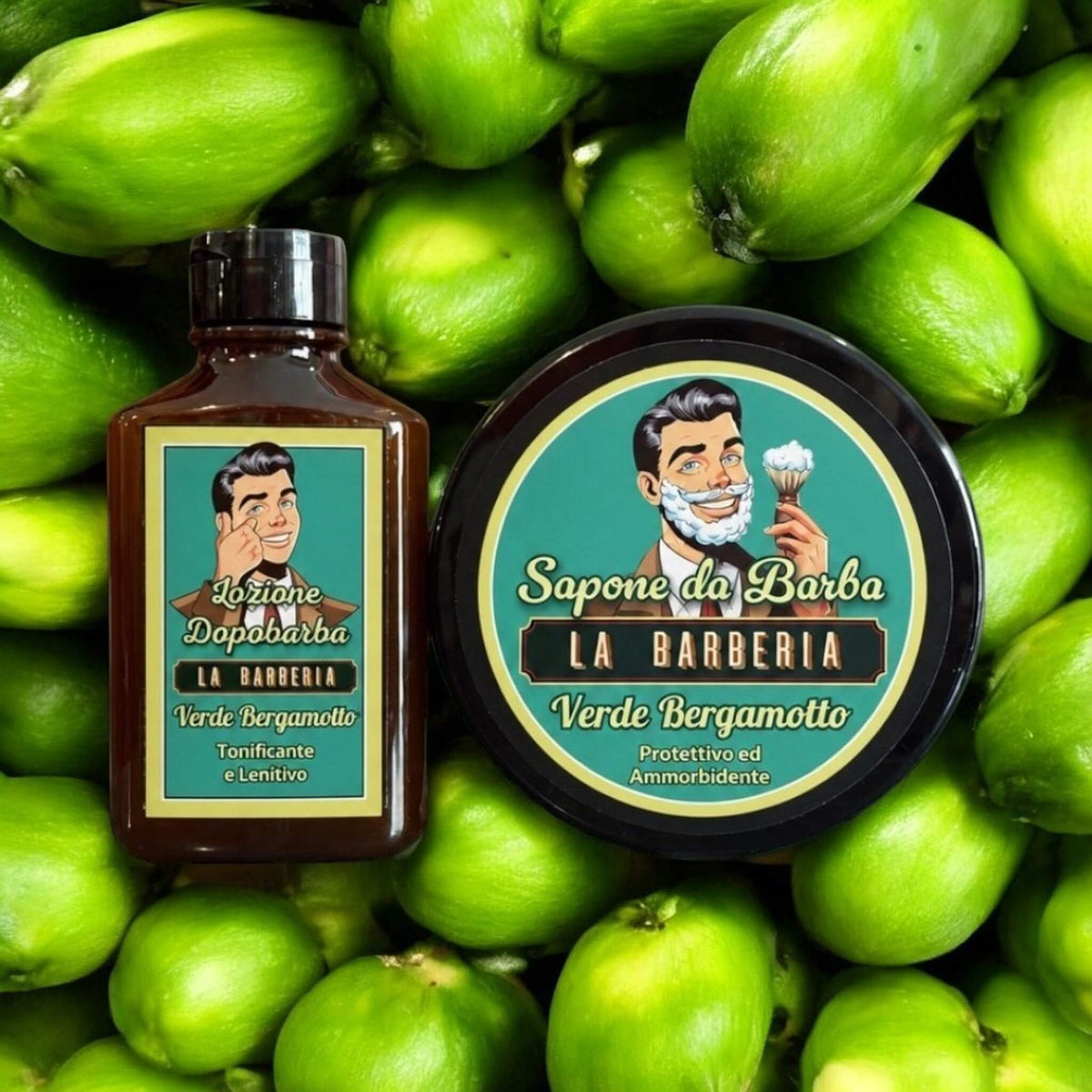 Barbersæbe, Verde Bergamotto, 150 g.