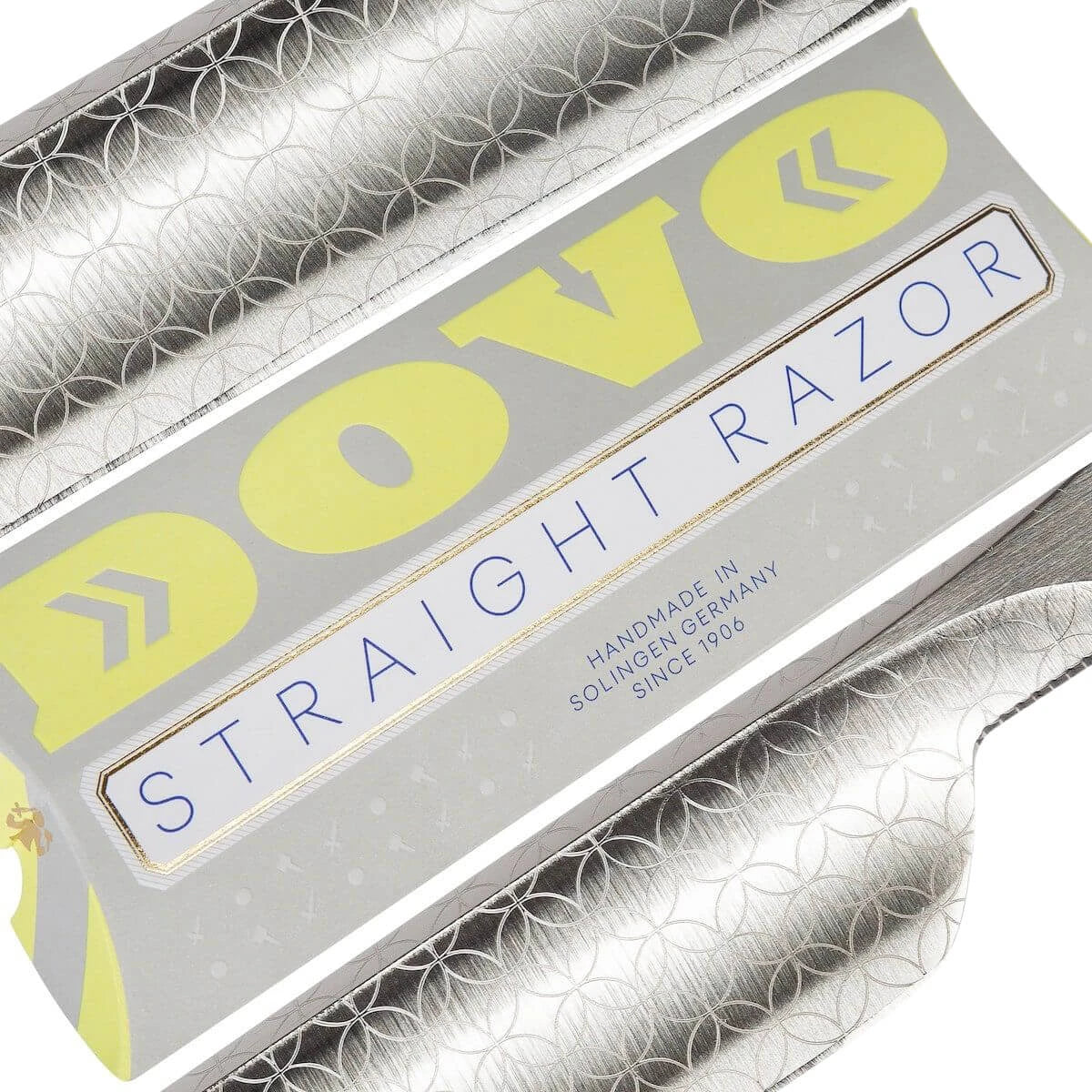 Straight Razor 5/8, Square point, Runde, Blå Akryl