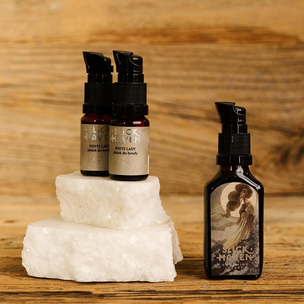 Skægolie, White Lady, 30 ml.